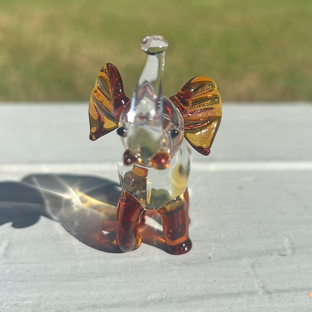 Crystal Elephant Figurine - Picture 2 of 8